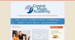 Desktop Screenshot of centralmusicacademy.org